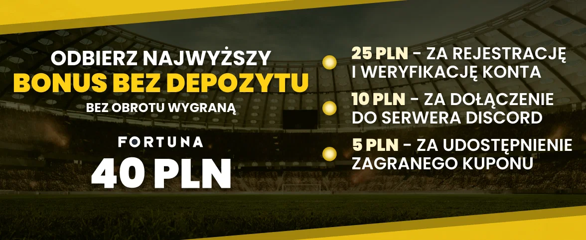 fortuna bonus bez depozytu